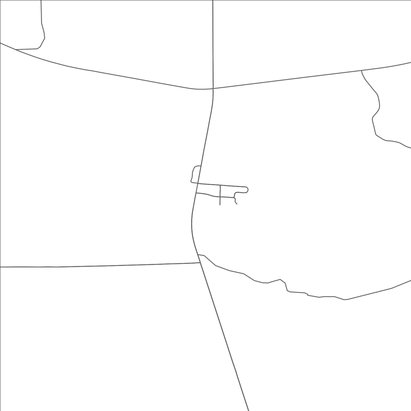 ROAD MAP OF TWODOT, MONTANA BY MAPBAKES