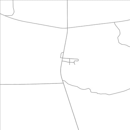 ROAD MAP OF TWODOT, MONTANA BY MAPBAKES