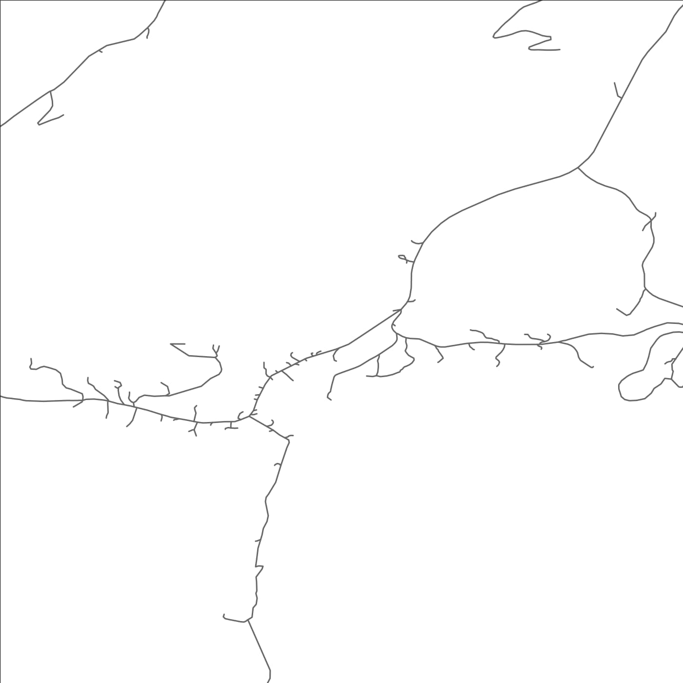 ROAD MAP OF UNIONVILLE, MONTANA BY MAPBAKES