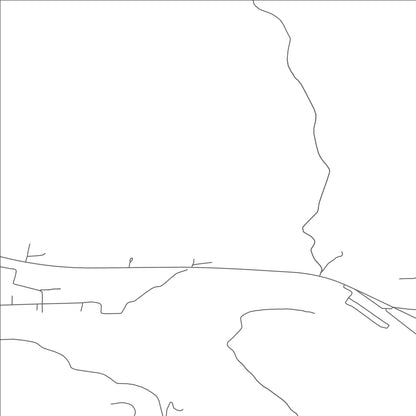 ROAD MAP OF WEEKSVILLE, MONTANA BY MAPBAKES