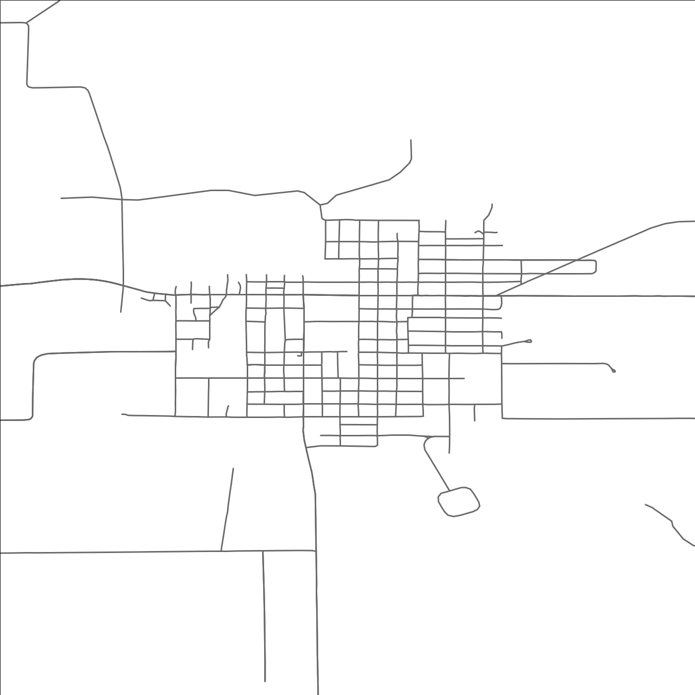 ROAD MAP OF WHITE SULPHUR SPRINGS, MONTANA BY MAPBAKES