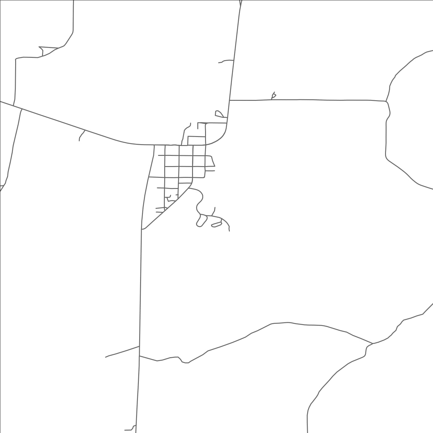 ROAD MAP OF WISDOM, MONTANA BY MAPBAKES