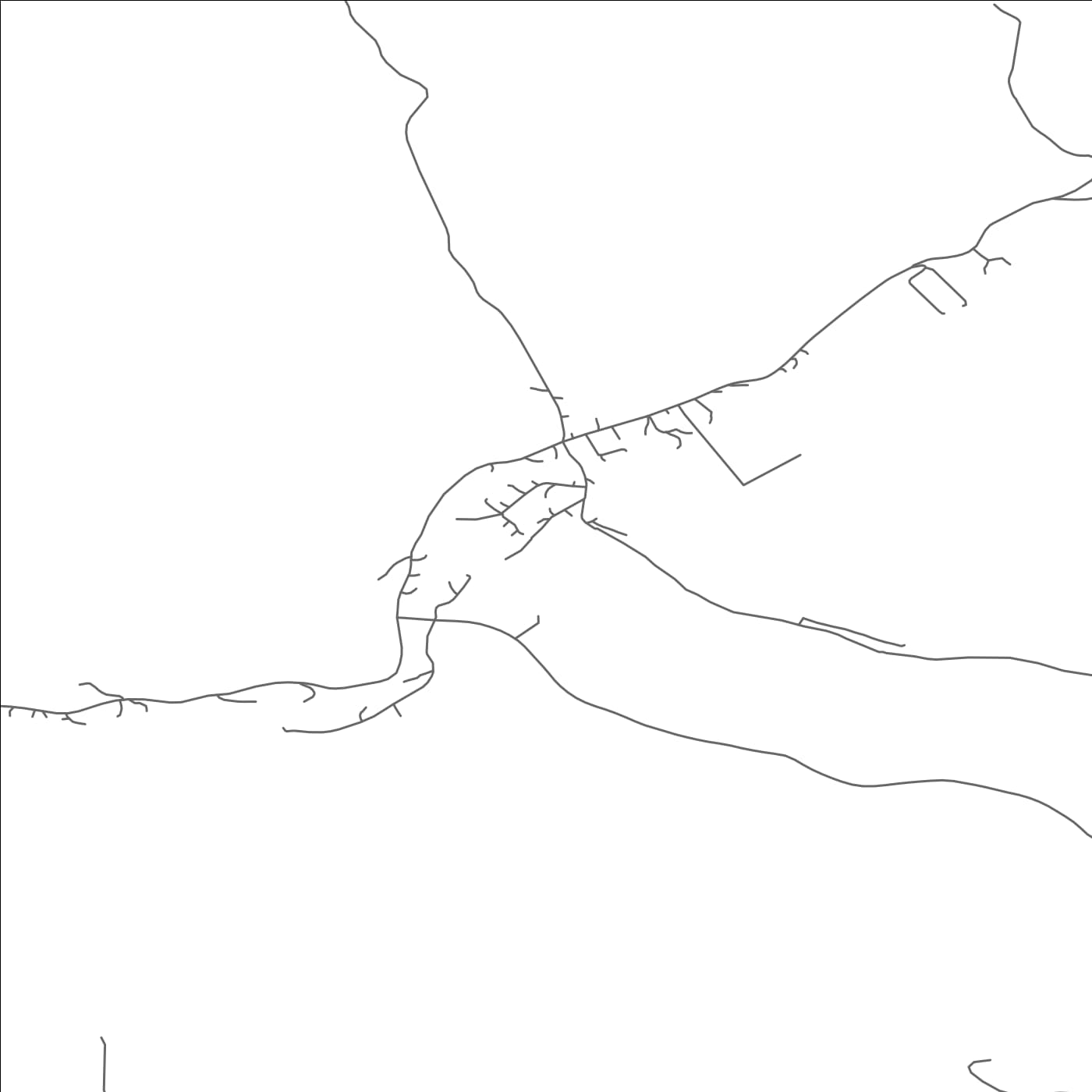 ROAD MAP OF YORK, MONTANA BY MAPBAKES