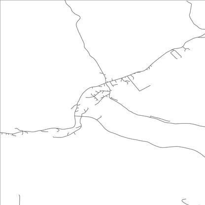 ROAD MAP OF YORK, MONTANA BY MAPBAKES