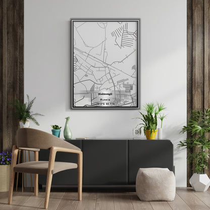 ROAD MAP OF ELEKTROUGLI, RUSSIA BY MAPBAKES