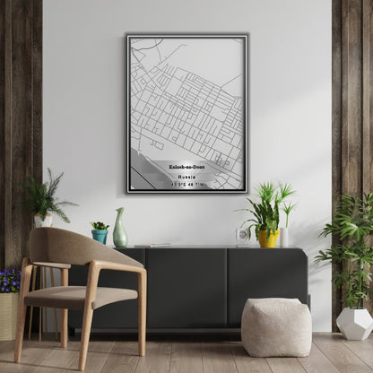 ROAD MAP OF KALACH NA DONU, RUSSIA BY MAPBAKES