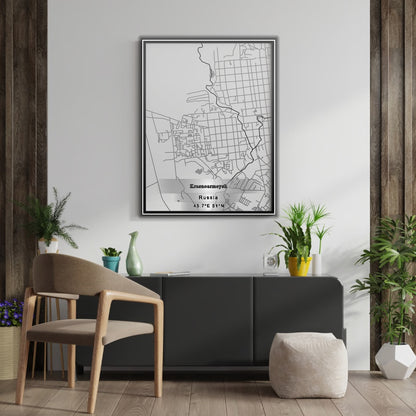 ROAD MAP OF KRASNOARMEYSK1, RUSSIA BY MAPBAKES