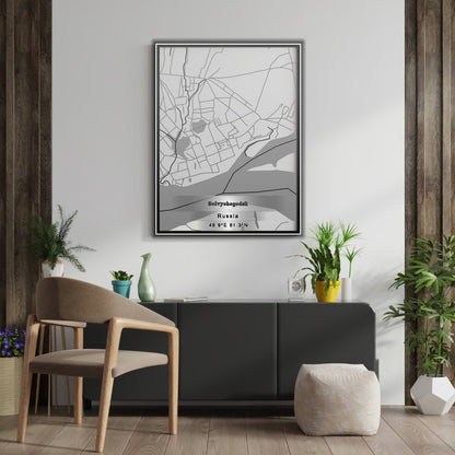 ROAD MAP OF SOLVYCHEGODSK, RUSSIA BY MAPBAKES