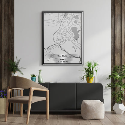ROAD MAP OF SPAS KLEPIKI, RUSSIA BY MAPBAKES