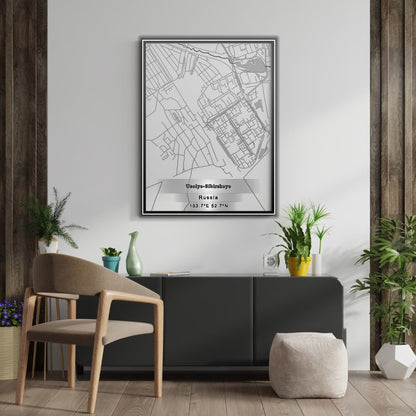ROAD MAP OF USOLYE SIBIRSKOYE, RUSSIA BY MAPBAKES