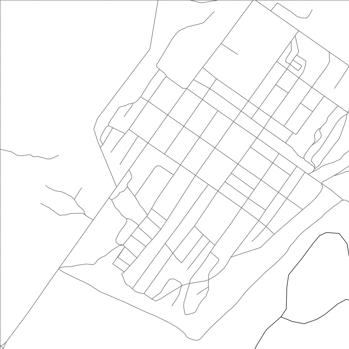 ROAD MAP OF AK DOVURAK, RUSSIA BY MAPBAKES