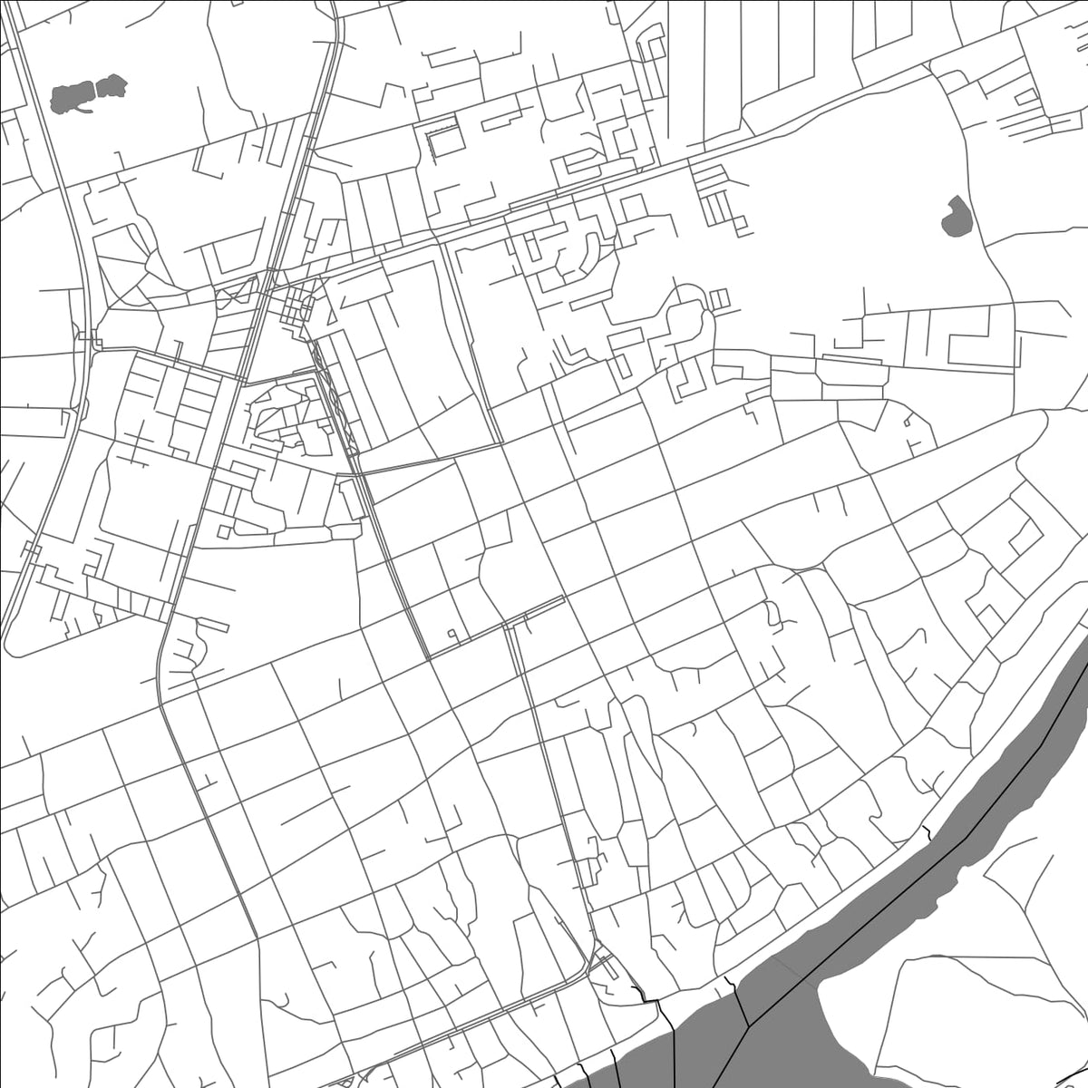 ROAD MAP OF AKSAY, RUSSIA BY MAPBAKES