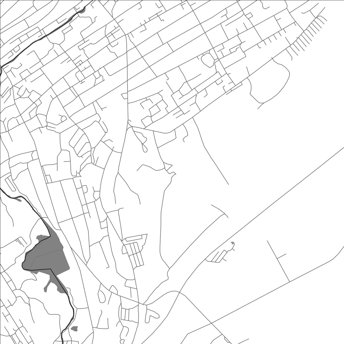 ROAD MAP OF ALDAN, RUSSIA BY MAPBAKES