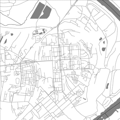 ROAD MAP OF ALEKSIN, RUSSIA BY MAPBAKES