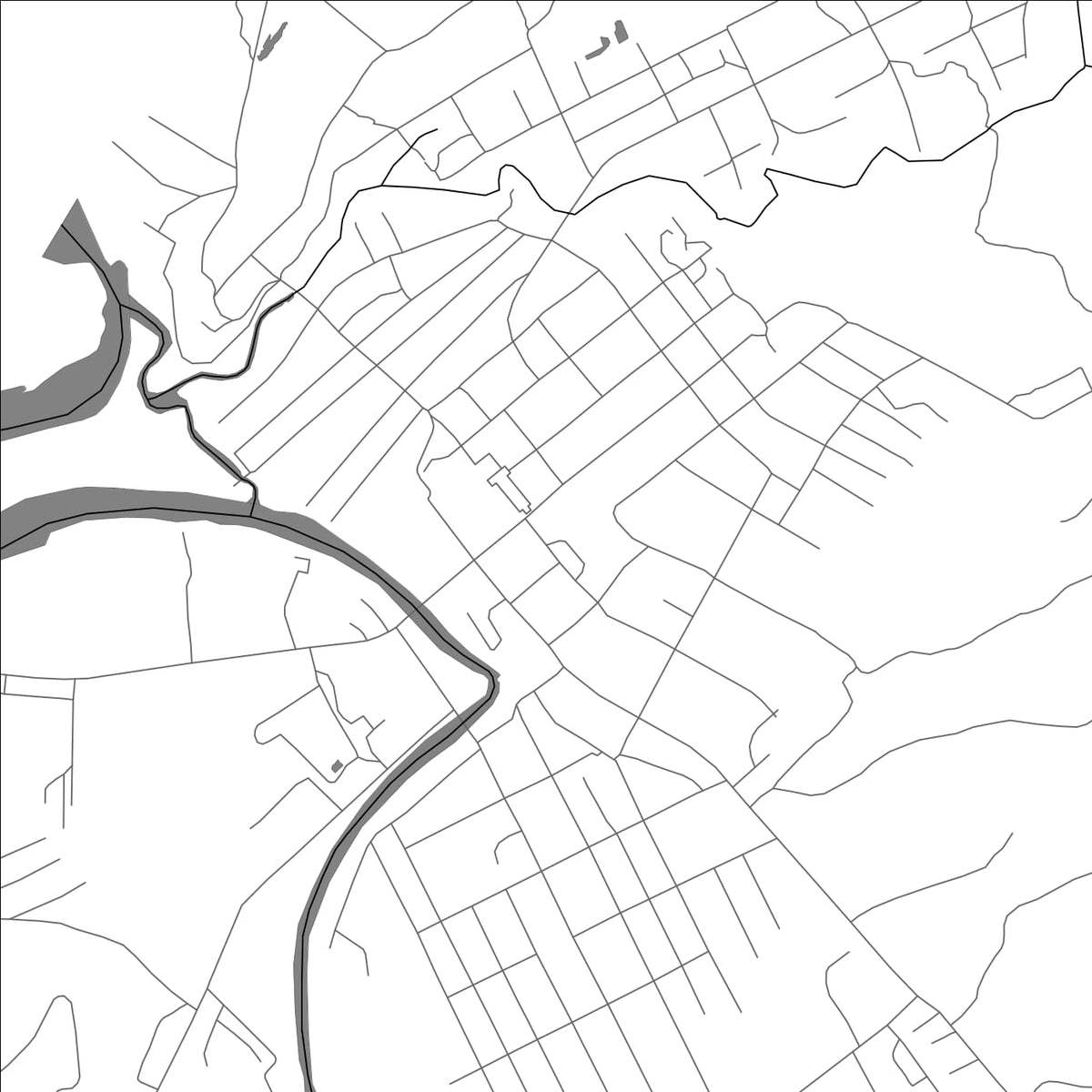 ROAD MAP OF ALEXANDROVSK SAKHALINSKY, RUSSIA BY MAPBAKES