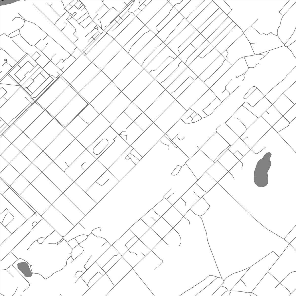 ROAD MAP OF ALEYSK, RUSSIA BY MAPBAKES