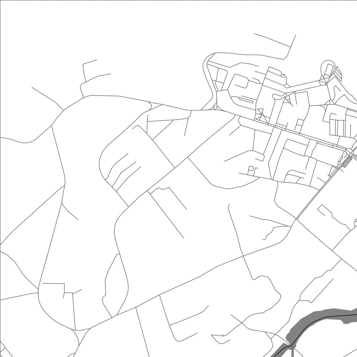 ROAD MAP OF ANADYR, RUSSIA BY MAPBAKES