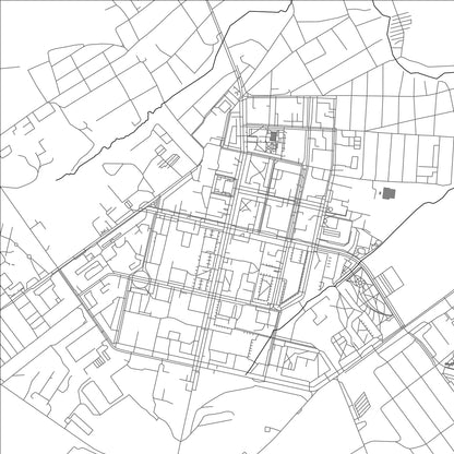 ROAD MAP OF AZNAKAYEVO, RUSSIA BY MAPBAKES