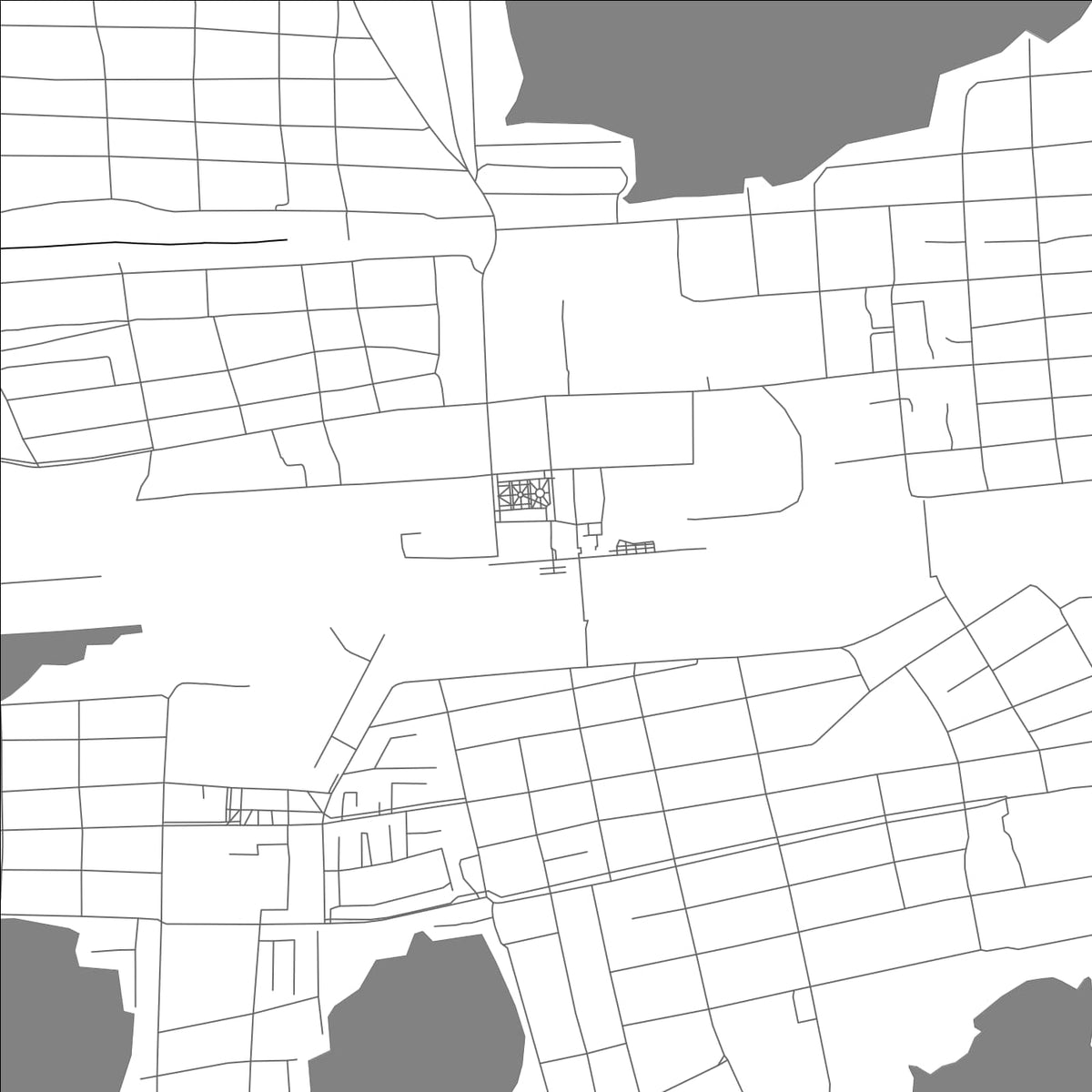 ROAD MAP OF BARABINSK, RUSSIA BY MAPBAKES