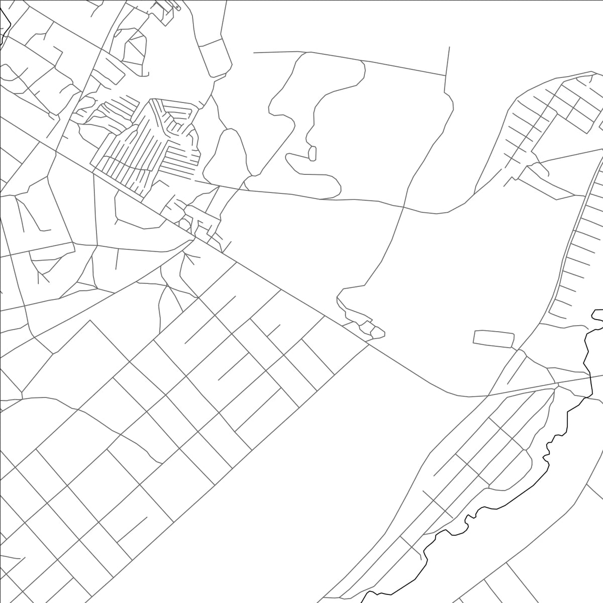 ROAD MAP OF BELORETSK, RUSSIA BY MAPBAKES