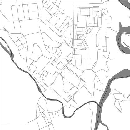 ROAD MAP OF BILIBINO, RUSSIA BY MAPBAKES