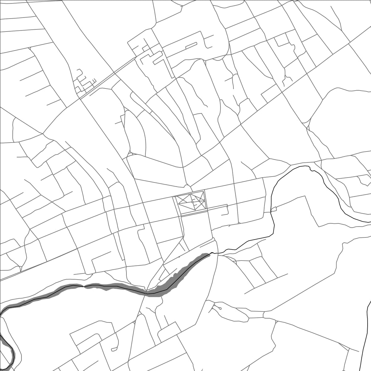 ROAD MAP OF BOGUCHAR, RUSSIA BY MAPBAKES