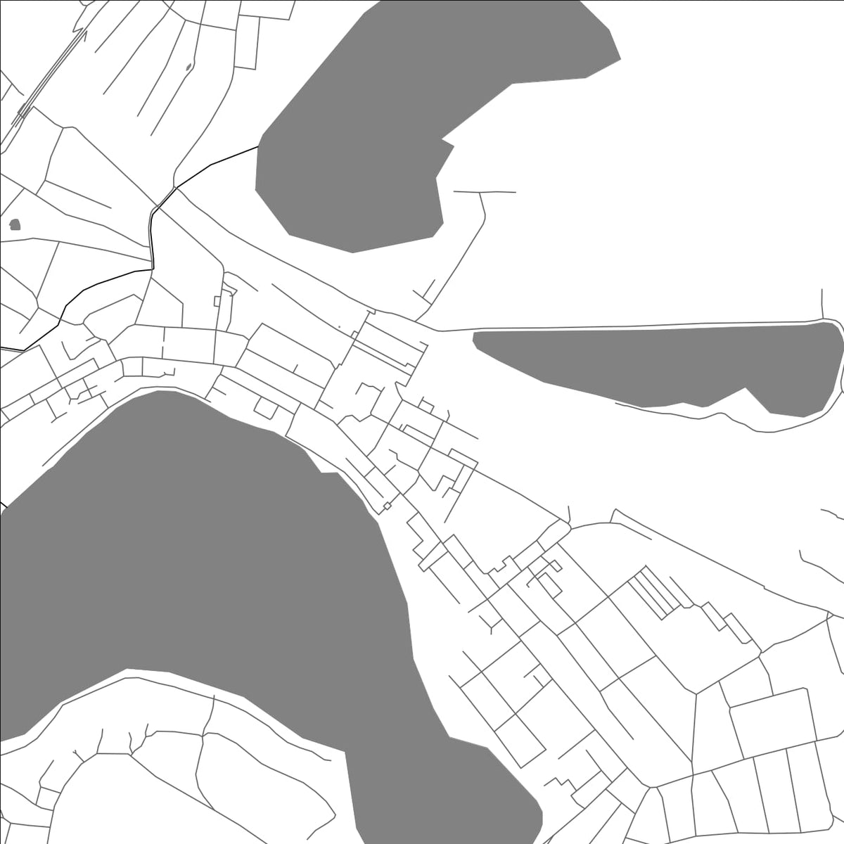 ROAD MAP OF BOLOGOYE, RUSSIA BY MAPBAKES