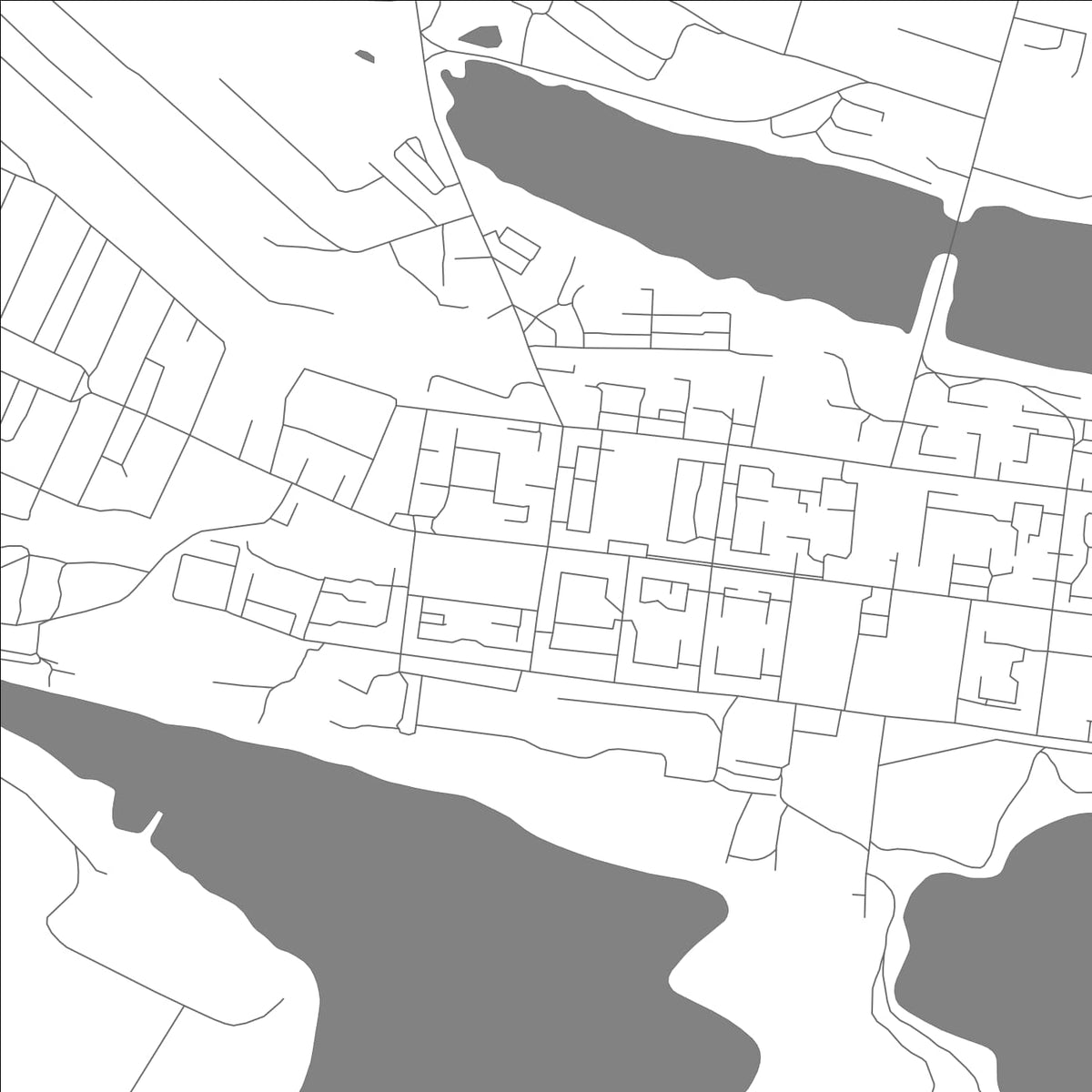 ROAD MAP OF BRATSK, RUSSIA BY MAPBAKES