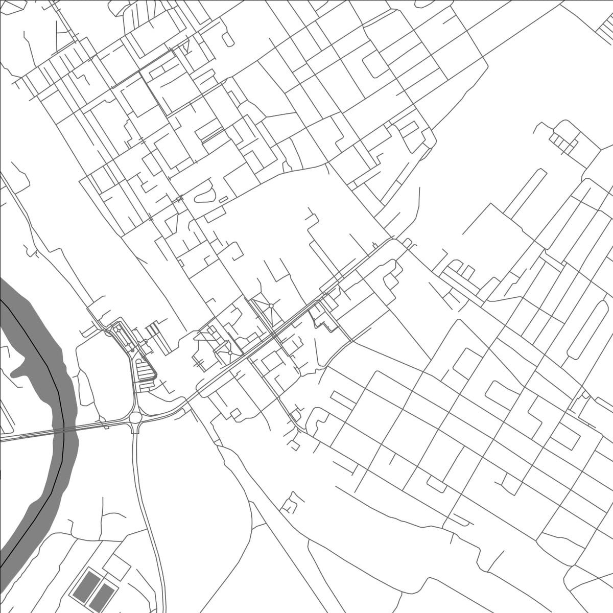 ROAD MAP OF BRYANSK, RUSSIA BY MAPBAKES