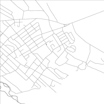 ROAD MAP OF CHADAN, RUSSIA BY MAPBAKES