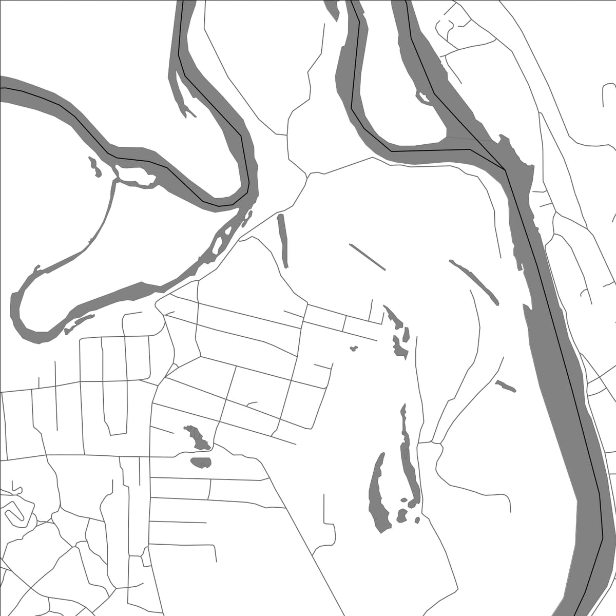 ROAD MAP OF CHUSOVOY, RUSSIA BY MAPBAKES