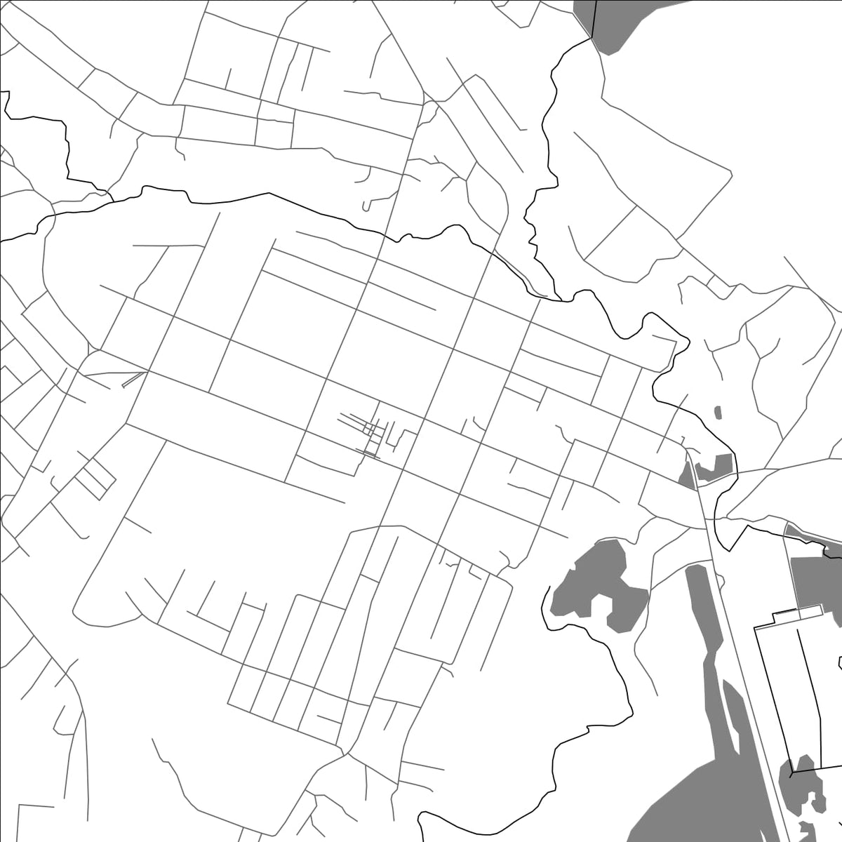 ROAD MAP OF DMITRIYEV, RUSSIA BY MAPBAKES
