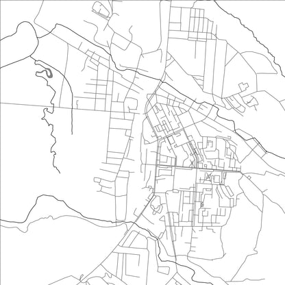 ROAD MAP OF DOLINSK, RUSSIA BY MAPBAKES