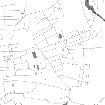 ROAD MAP OF DONSKOY, RUSSIA BY MAPBAKES
