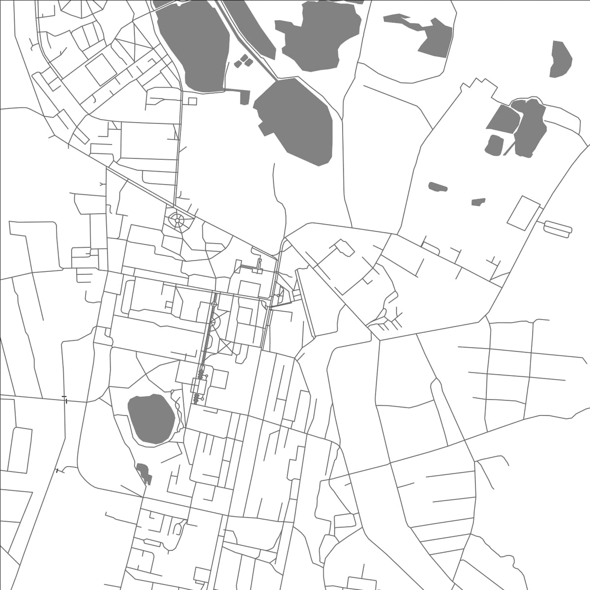 ROAD MAP OF ELEKTROGORSK, RUSSIA BY MAPBAKES