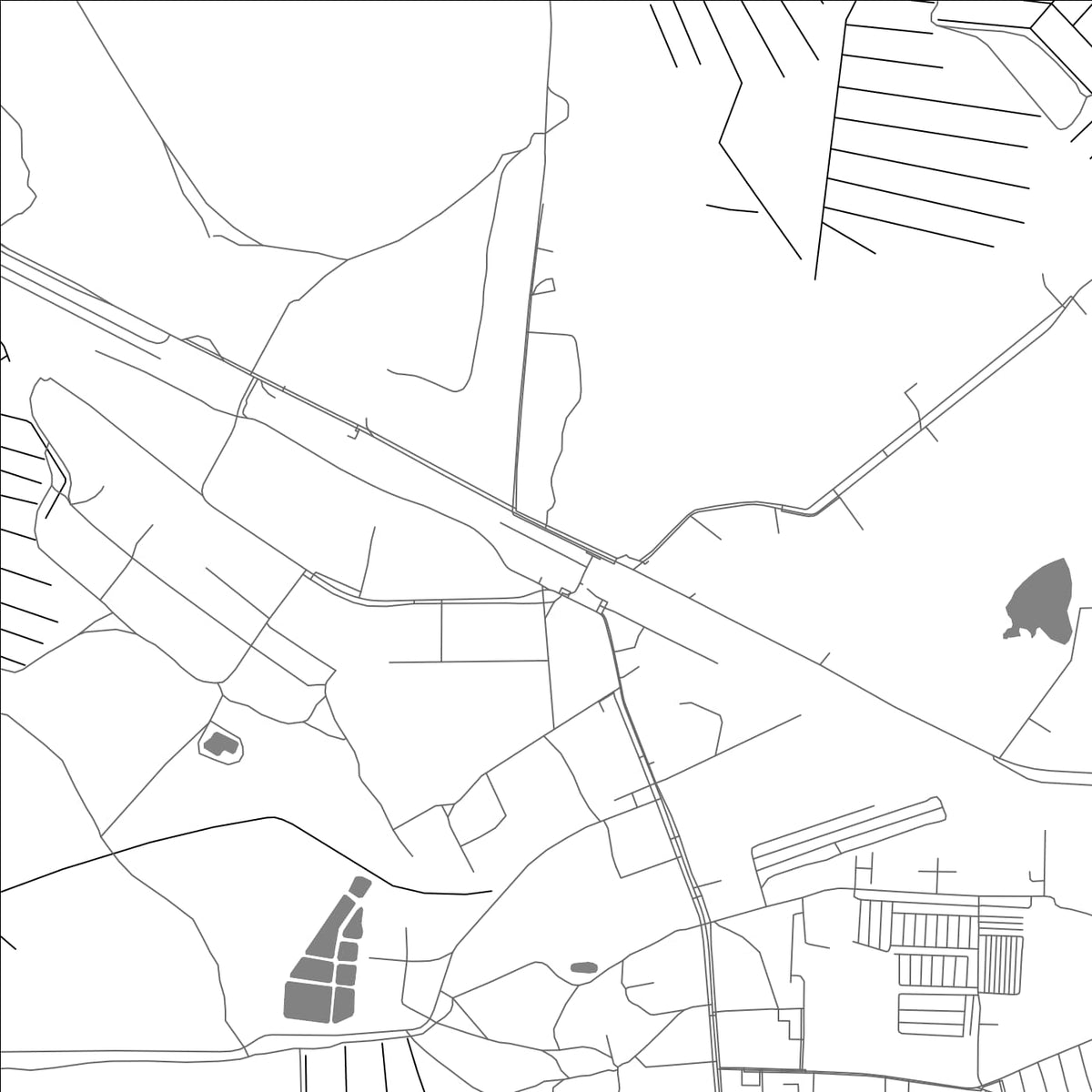 ROAD MAP OF ELEKTROUGLI, RUSSIA BY MAPBAKES