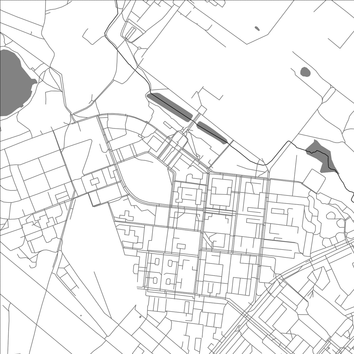 ROAD MAP OF FRYAZINO, RUSSIA BY MAPBAKES