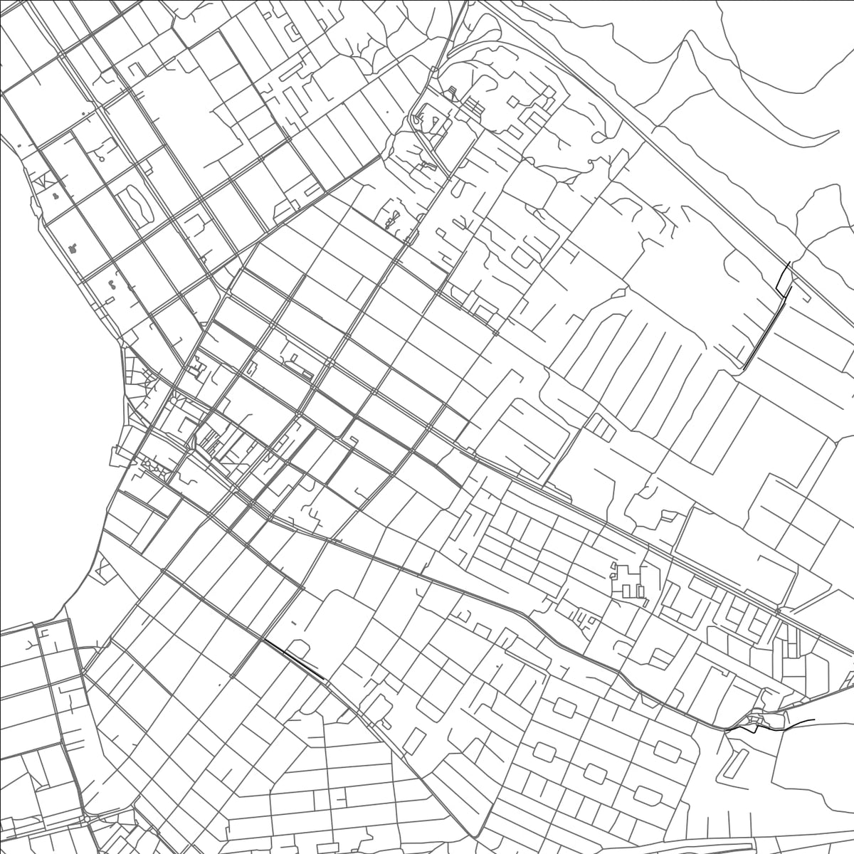 ROAD MAP OF GELENDZHIK, RUSSIA BY MAPBAKES