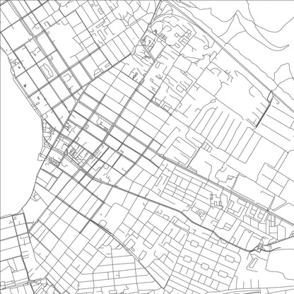 ROAD MAP OF GELENDZHIK, RUSSIA BY MAPBAKES