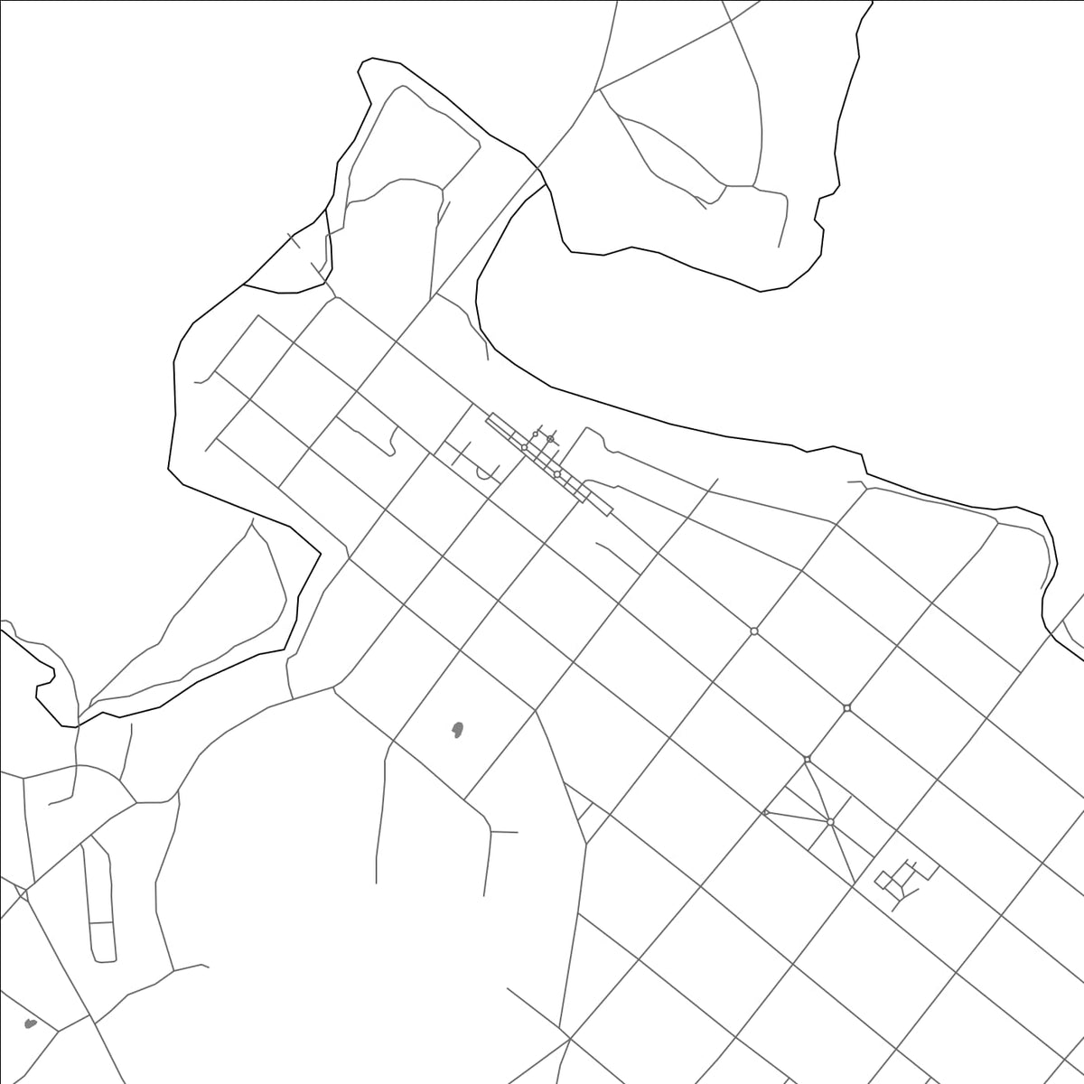 ROAD MAP OF GRAYVORON, RUSSIA BY MAPBAKES