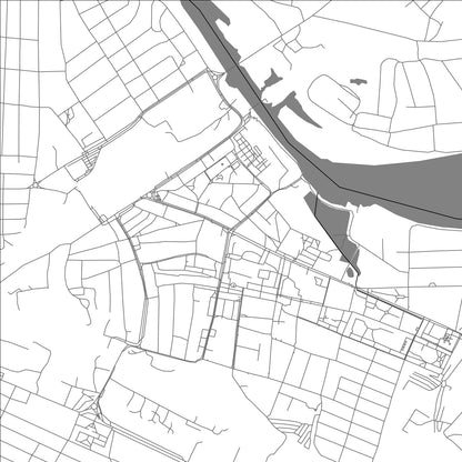 ROAD MAP OF GRYAZI, RUSSIA BY MAPBAKES