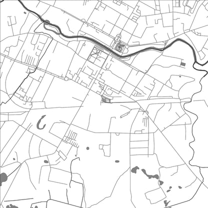 ROAD MAP OF GUSEV, RUSSIA BY MAPBAKES
