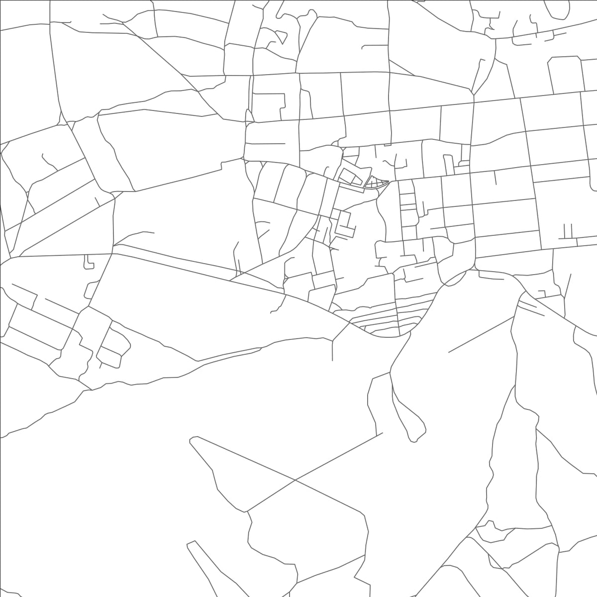 ROAD MAP OF INZA, RUSSIA BY MAPBAKES