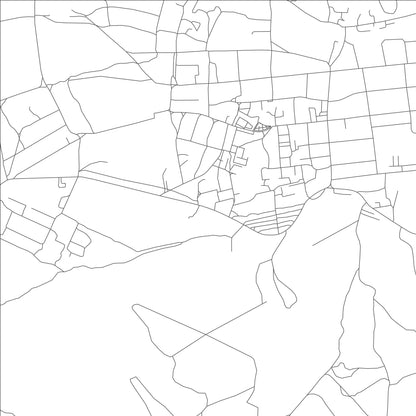 ROAD MAP OF INZA, RUSSIA BY MAPBAKES