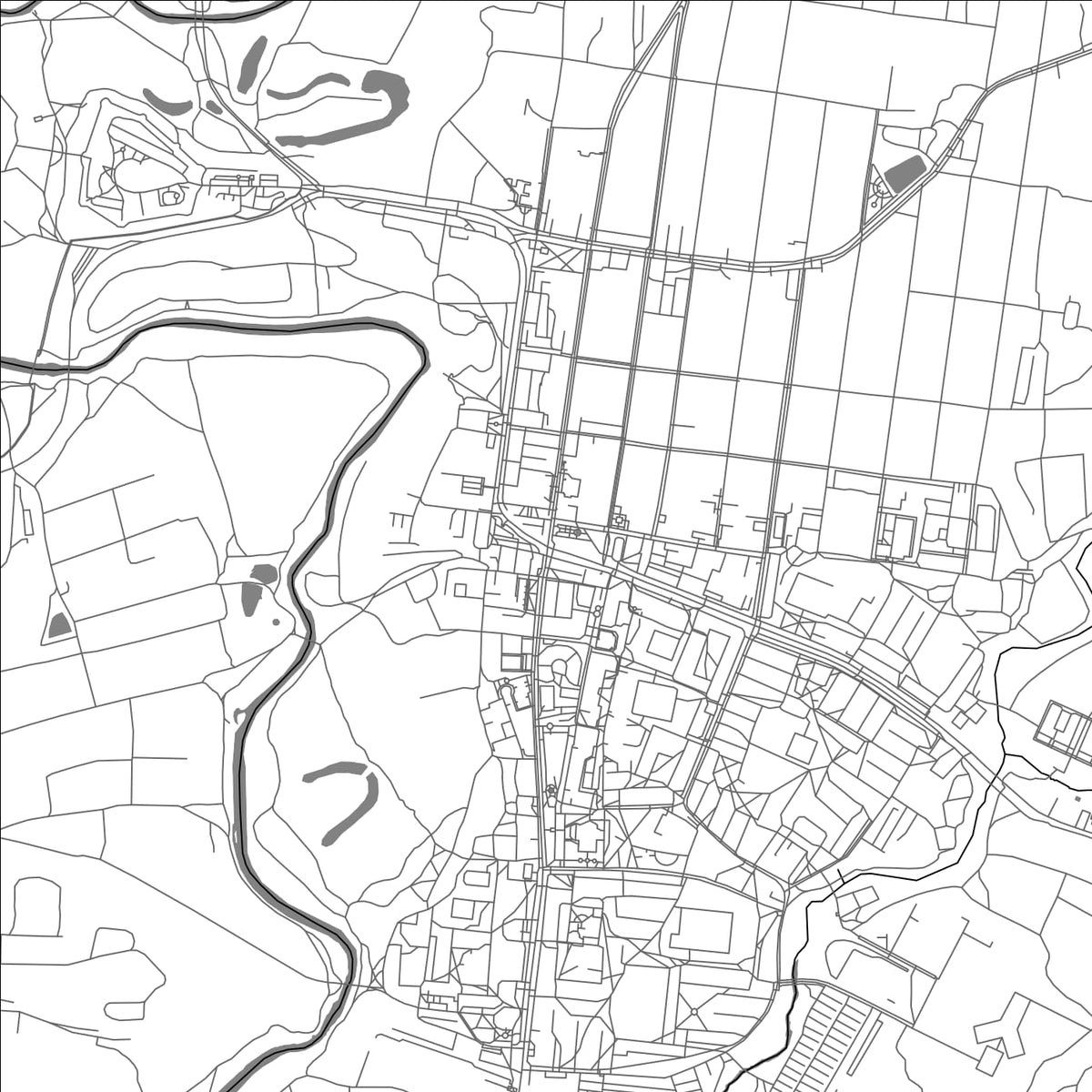ROAD MAP OF ISTRA, RUSSIA BY MAPBAKES
