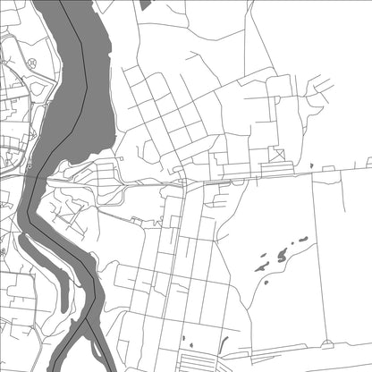 ROAD MAP OF IVANGOROD, RUSSIA BY MAPBAKES