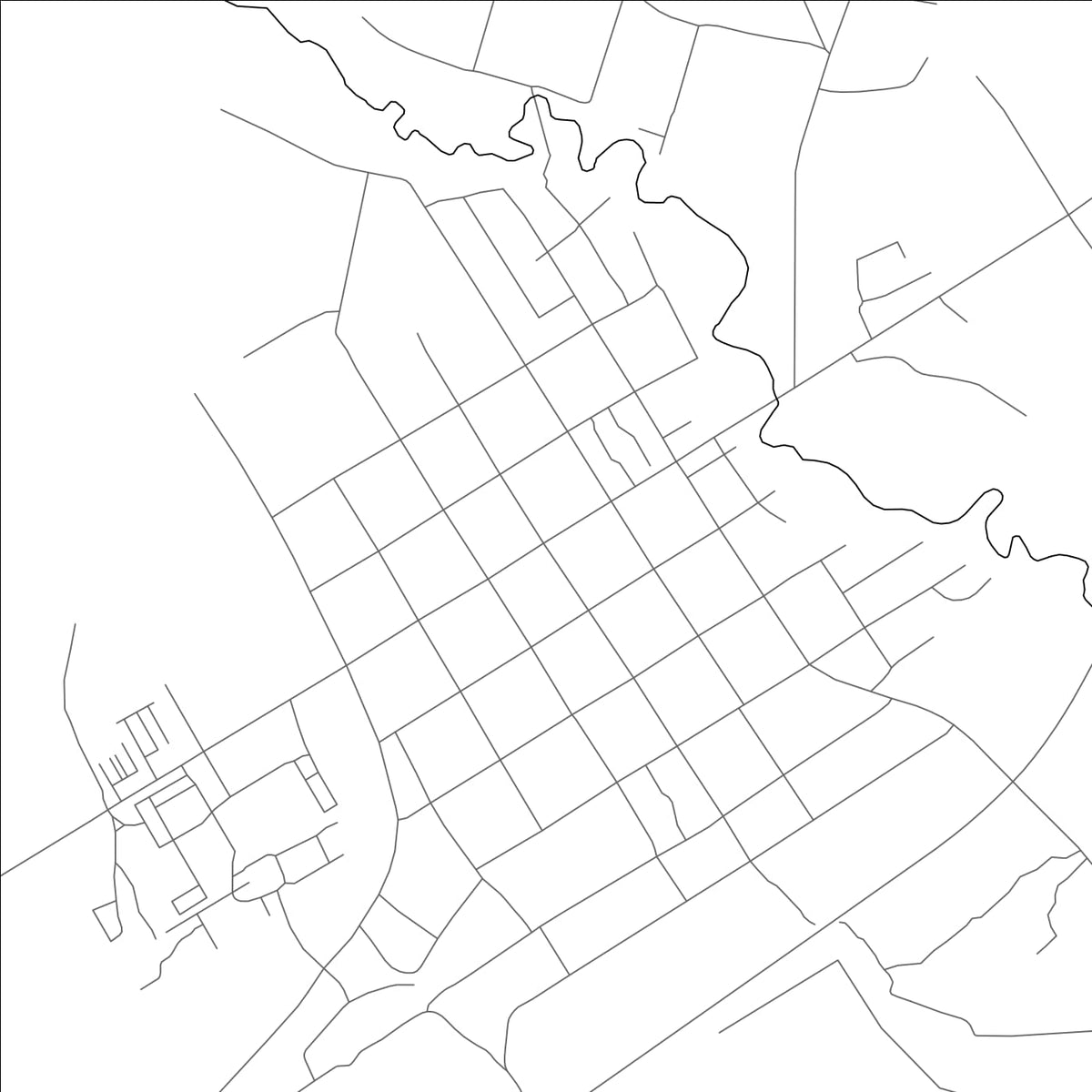 ROAD MAP OF KADNIKOV, RUSSIA BY MAPBAKES