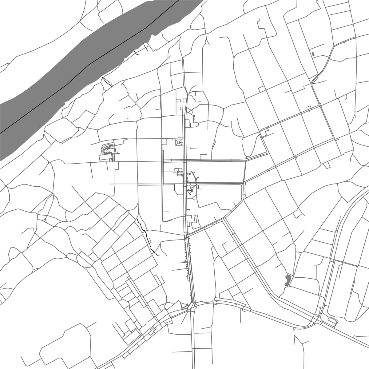ROAD MAP OF KASHIRA, RUSSIA BY MAPBAKES