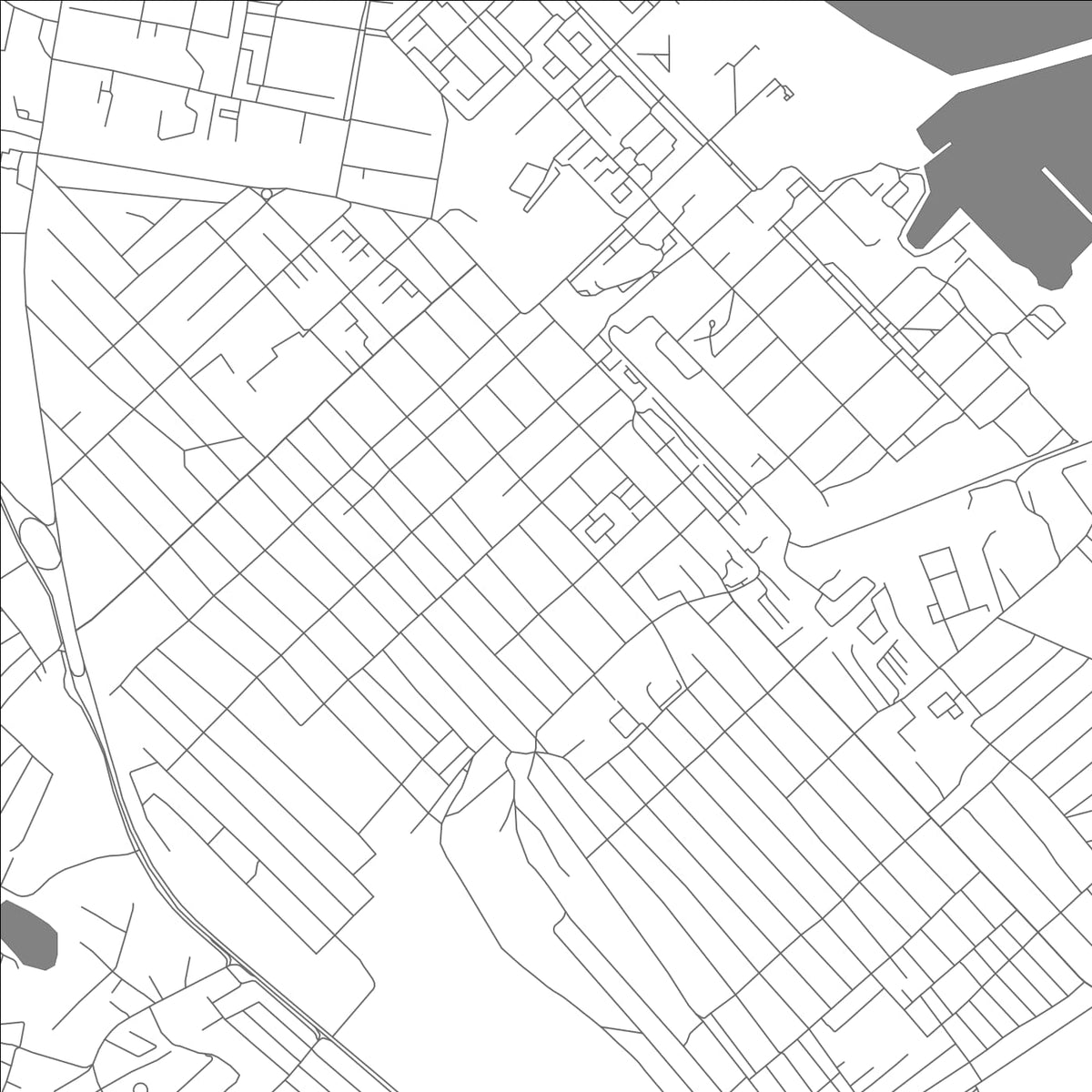 ROAD MAP OF KASPIYSK, RUSSIA BY MAPBAKES