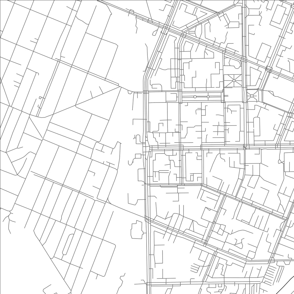 ROAD MAP OF KEMEROVO, RUSSIA BY MAPBAKES
